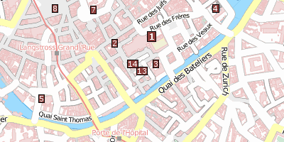 Musée de l’Œuvre Notre-Dame Stadtplan